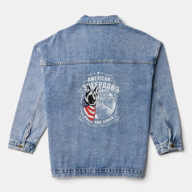 DOG USA AMERICAN JEANSJACKE (Rückseite)