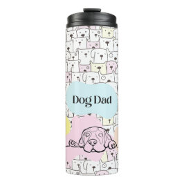 Dog Vater Begleiterin Hund Print Tumbler Thermosbecher