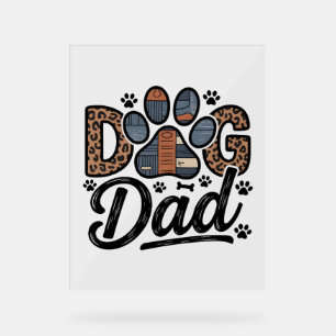 DOG Vater - Hund Lover Acrylschild