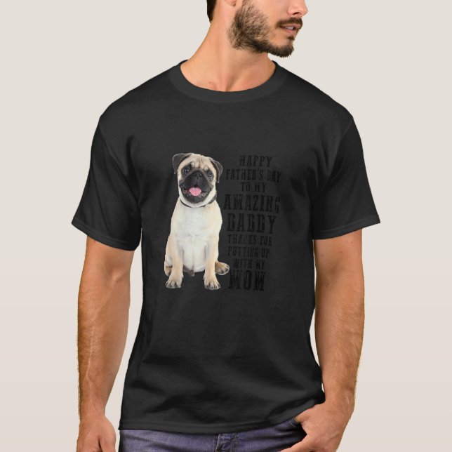 Dog Vatertag Zitat Bester Vater je T-Shirt (Vorderseite)