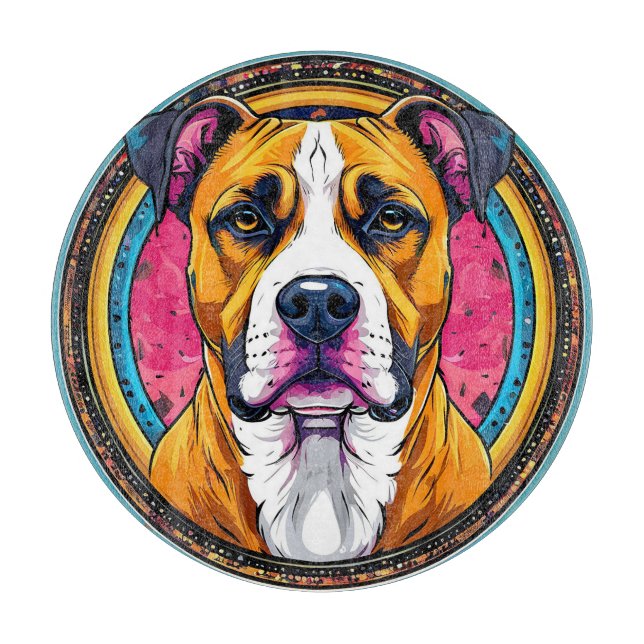 Dog Vector Illustration Schneidebrett (Vorderseite)