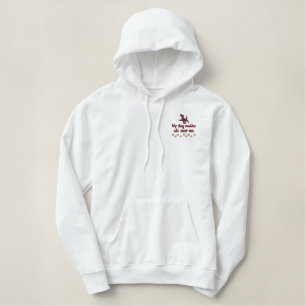 Dog Walk Bestickter Hoodie