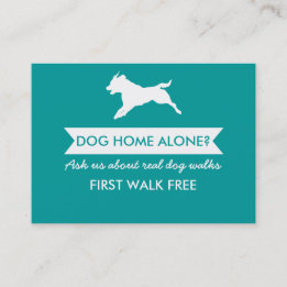 Dog Walker Business Card - Personalizable Visitenkarte