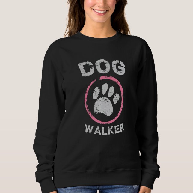 Dog Walker Dog Puppies Dog Breed Owner Sweatshirt (Vorderseite)