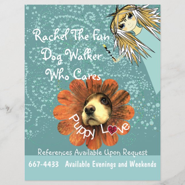 Dog Walker Flyer (Vorne)