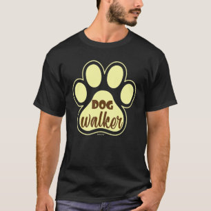 Dog Walker Pawprint T-Shirt