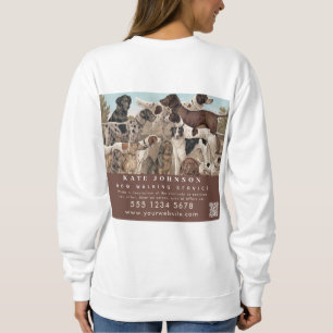 Dog Walker Pet Sitting Animal Care Beruflich Sweatshirt