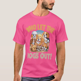 Dog Walking Dog Friend Dog Walking für einen Hund  T-Shirt