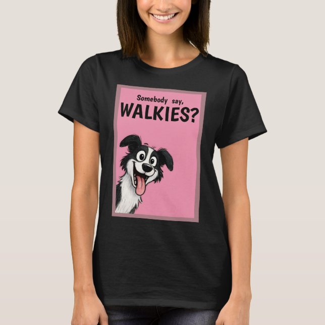 Dog Walking  T-Shirt (Vorderseite)