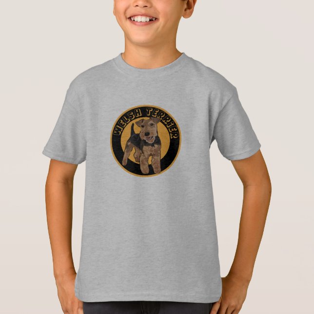 Dog Welsh Terrier T-Shirt (Vorderseite)