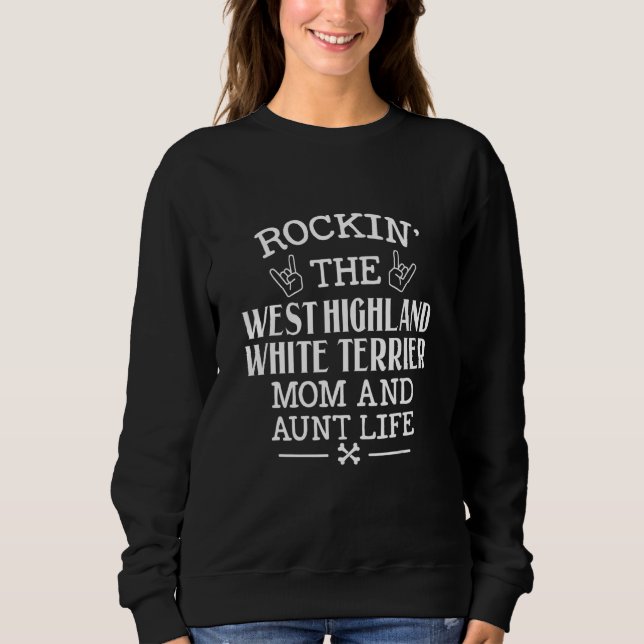 Dog   Westie Single Pets Sweatshirt (Vorderseite)