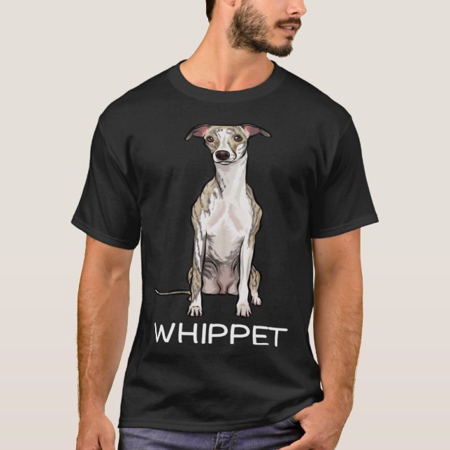 Dog Whippet T-Shirt (Vorderseite)