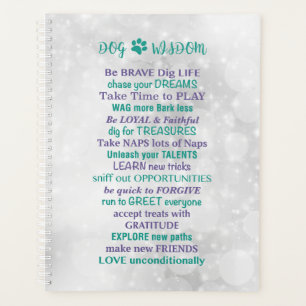 Dog Wisdom Quotes - Inspirationsstipps Dog Lover Planer
