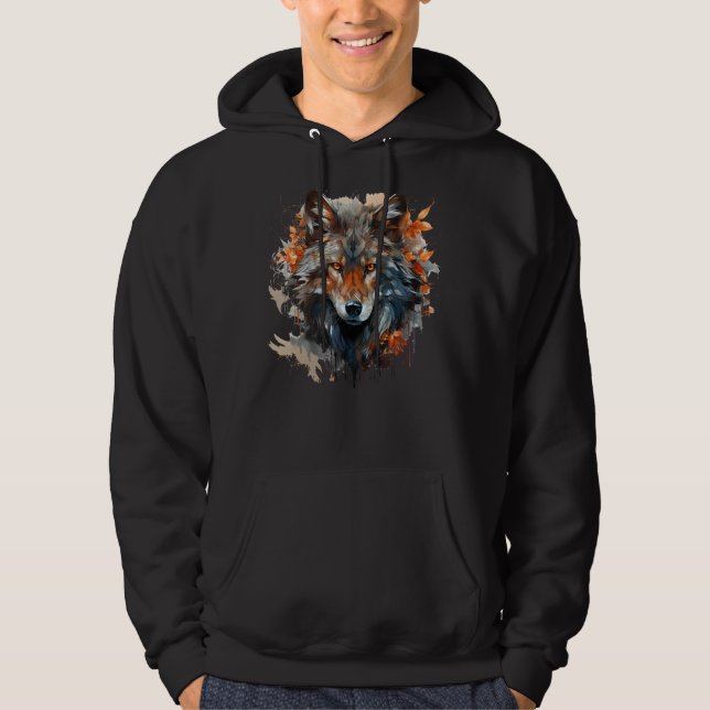 Dog Wolf Werewolf Cerberus Hellhound Mythos 3 Hoodie (Vorderseite)
