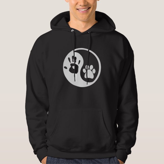 Dog Yin Yang Hoodie (Vorderseite)