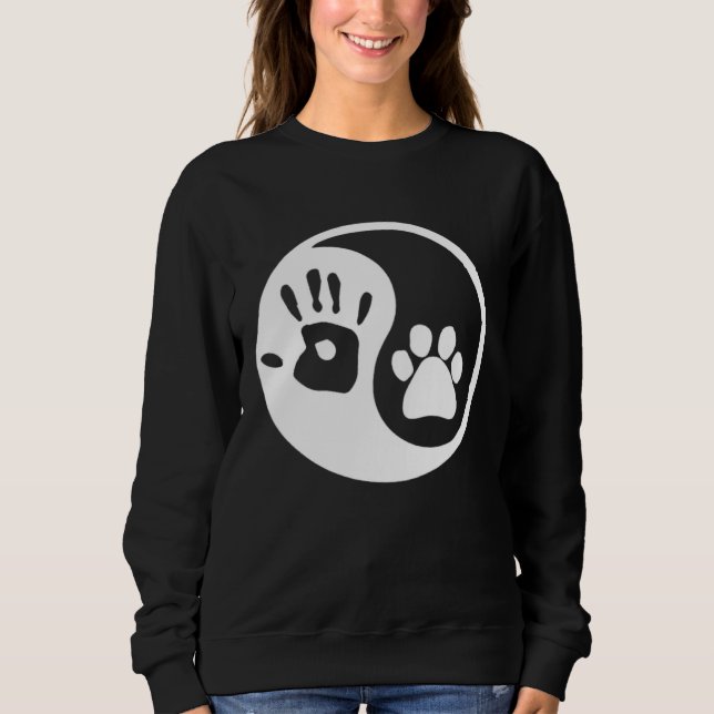 Dog Yin Yang Sweatshirt (Vorderseite)