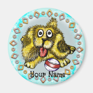 Dog zur Wiedergabe Magnet