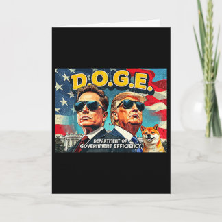 Doge Abteilung für Regierungseffizienz Doge Trum Karte