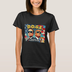 Doge-Abteilung für Regierungseffizienz Doge Trum T-Shirt