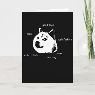 Doge Card Karte