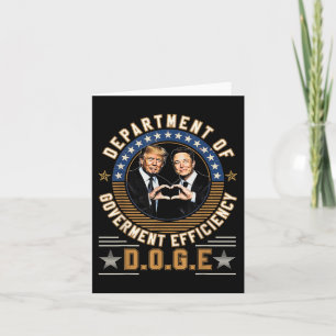 Doge D.o.g. Department of Government Efficiency Karte