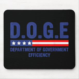Doge D.o.g. Department of Government Efficiency Mousepad
