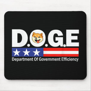 Doge D.o.g. Department of Government Efficiency Mousepad