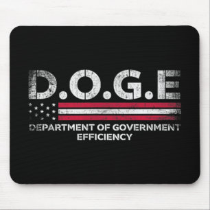 Doge D.o.g. Department of Government Efficiency Mousepad