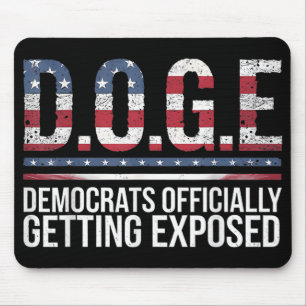 Doge D.o.g. Department of Government Efficiency Mousepad