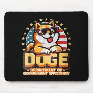 Doge D.o.g. Department of Government Efficiency Mousepad