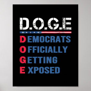 Doge D.o.g.e Ministerium für Regierungseffizienz M Poster