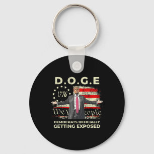 Doge-Demokraten standen Trump offiziell 2 offen Schlüsselanhänger