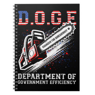DOGE Department of Government Efficiency Notizblock