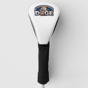 Doge Dog des Ministeriums für Regierungseffizienz Golf Headcover