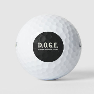 Doge Dog des Ministeriums für Regierungseffizienz Golfball
