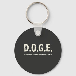 Doge Dog des Ministeriums für Regierungseffizienz Schlüsselanhänger