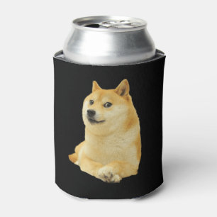 Doge Dog Meme Doppelseitiges Schwarz Dosenkühler