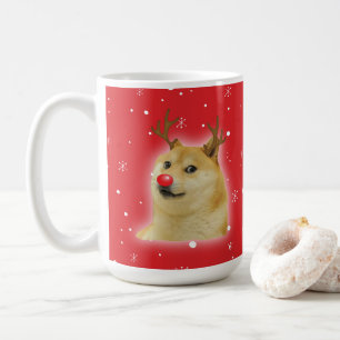 Doge Dogright Doggo Hund Weihnachten Meme Karte ro Kaffeetasse