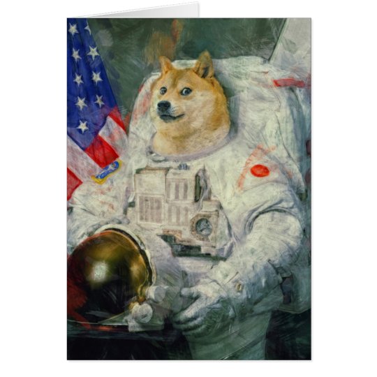 Doge-Grußkarte Karte