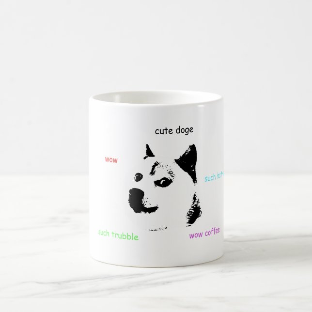 Doge-Kaffeetasse Kaffeetasse (Mittel)