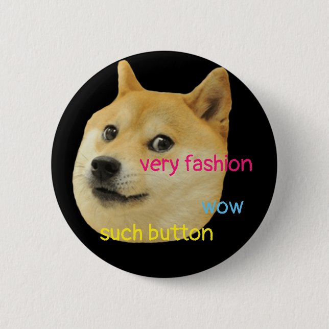 Doge-Knopf Button (Vorderseite)