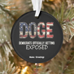 DOGE macht Demokraten offiziell verfügbar Ornament