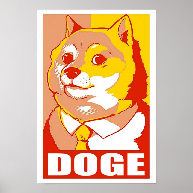 DOGE MEME POSTER (Vorne)
