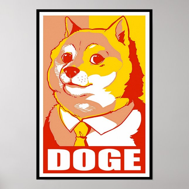 DOGE MEME POSTER (Vorne)