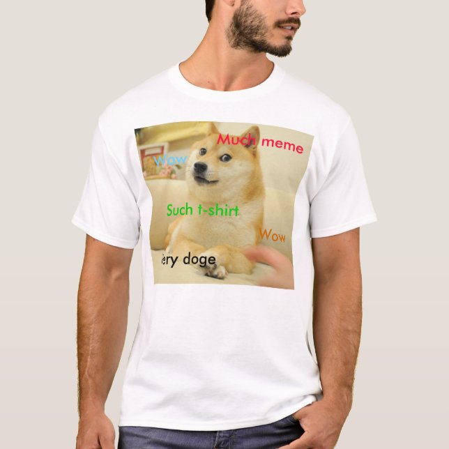 Doge Meme - T-Shirt (Vorderseite)