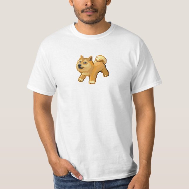 Doge Pokemon Pixel Dogemon T-Shirt (Vorderseite)