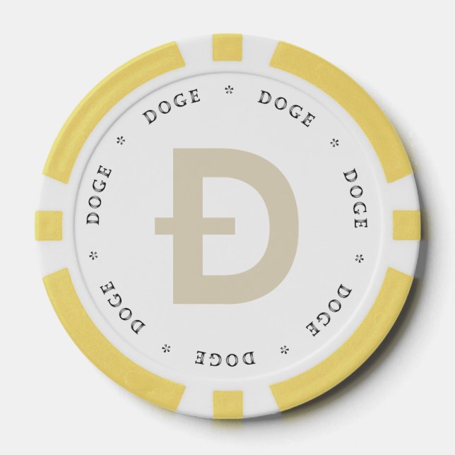Doge Poker Chip (Vorderseite)