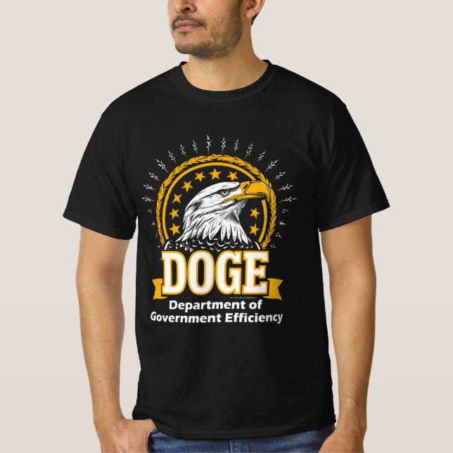 DOGE Präsident Donald Trump 47. Funny Meme Zitat T-Shirt (Vorderseite)