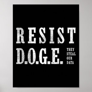 Doge Resist D.o.g. Poster