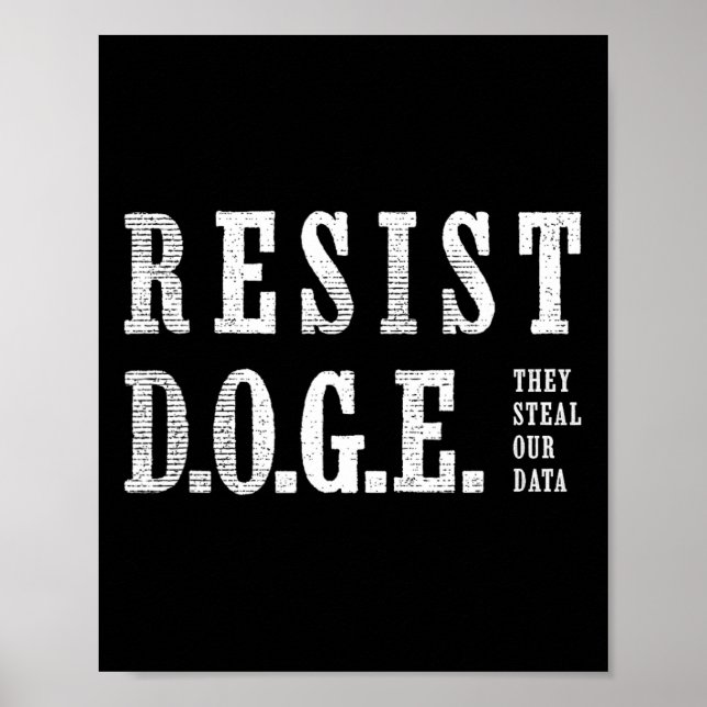 Doge Resist D.o.g. Poster (Vorne)